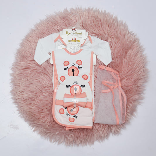 11pc Starter Set for New Born 3 Colors
