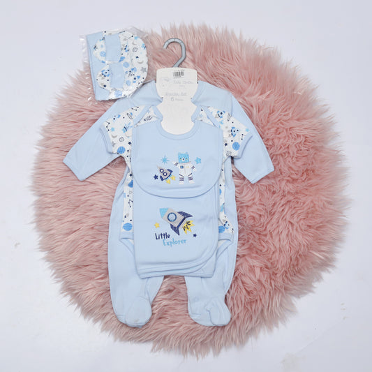 6pc sky blue rebort for New Born